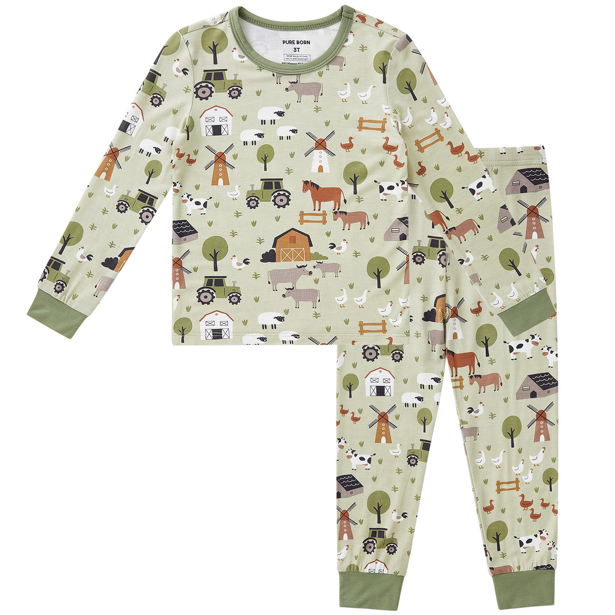 Viscose From Bamboo Pajamas for Boys Long Sleeve