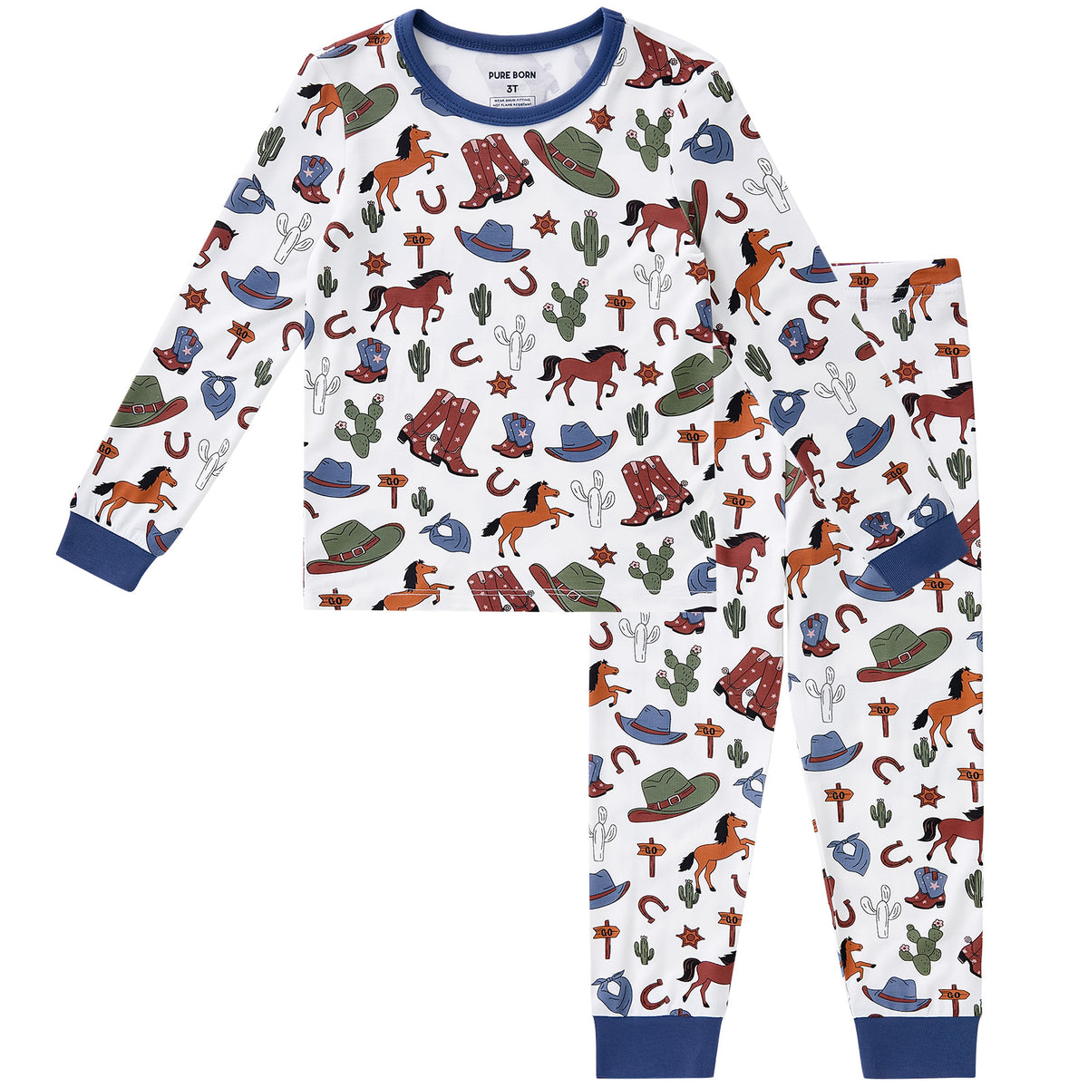 Viscose From Bamboo Pajamas for Boys Long Sleeve