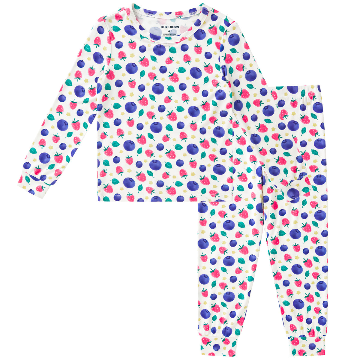 Viscose From Bamboo Pajamas for Girls Long Sleeve