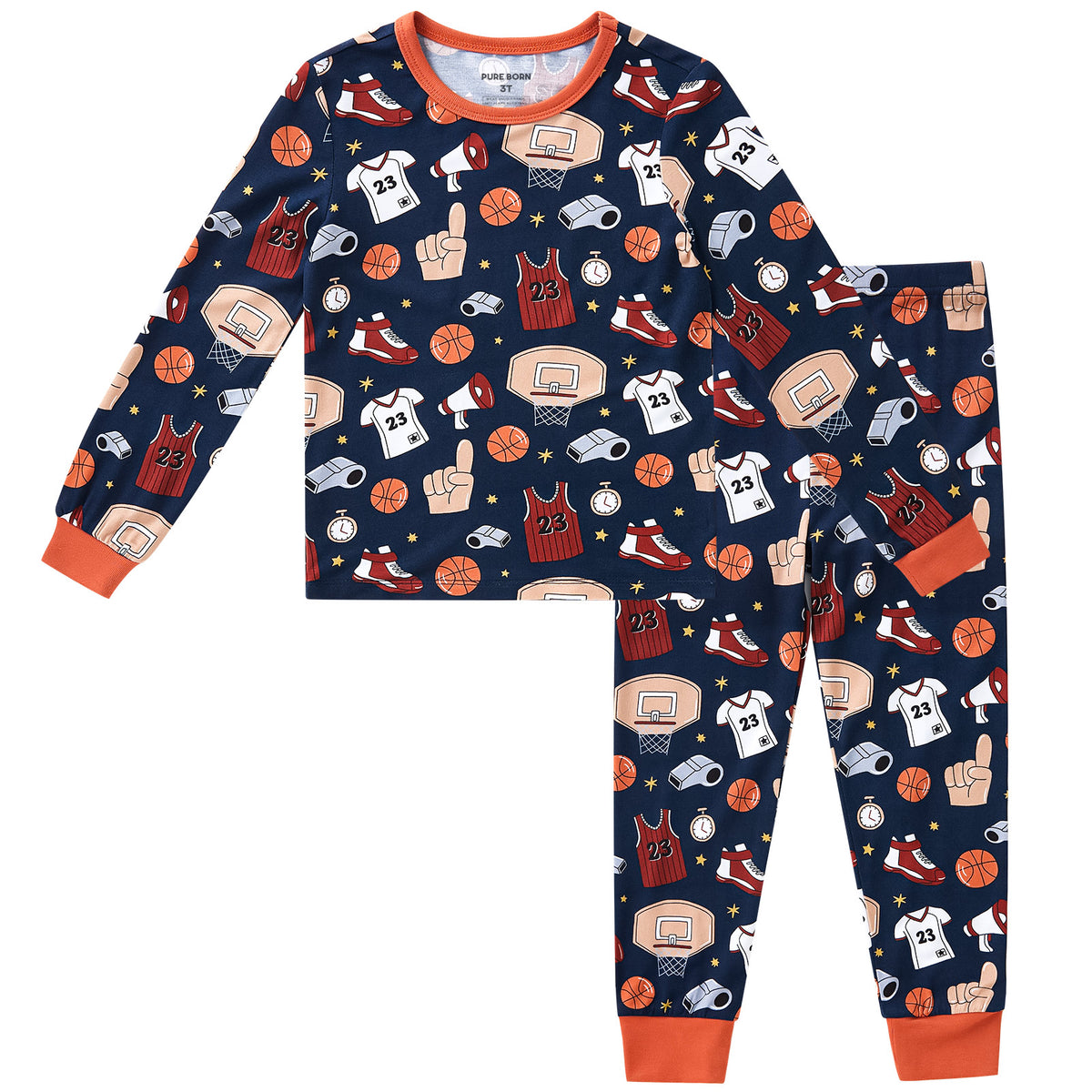 Viscose From Bamboo Pajamas for Boys Long Sleeve
