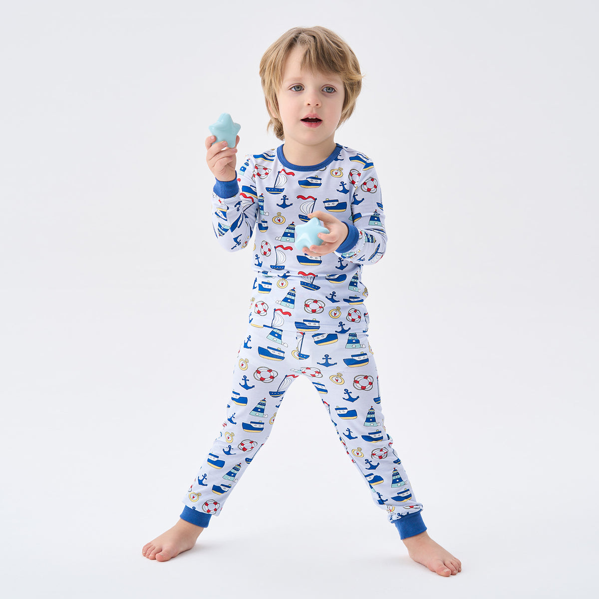 Viscose From Bamboo Pajamas for Boys Long Sleeve