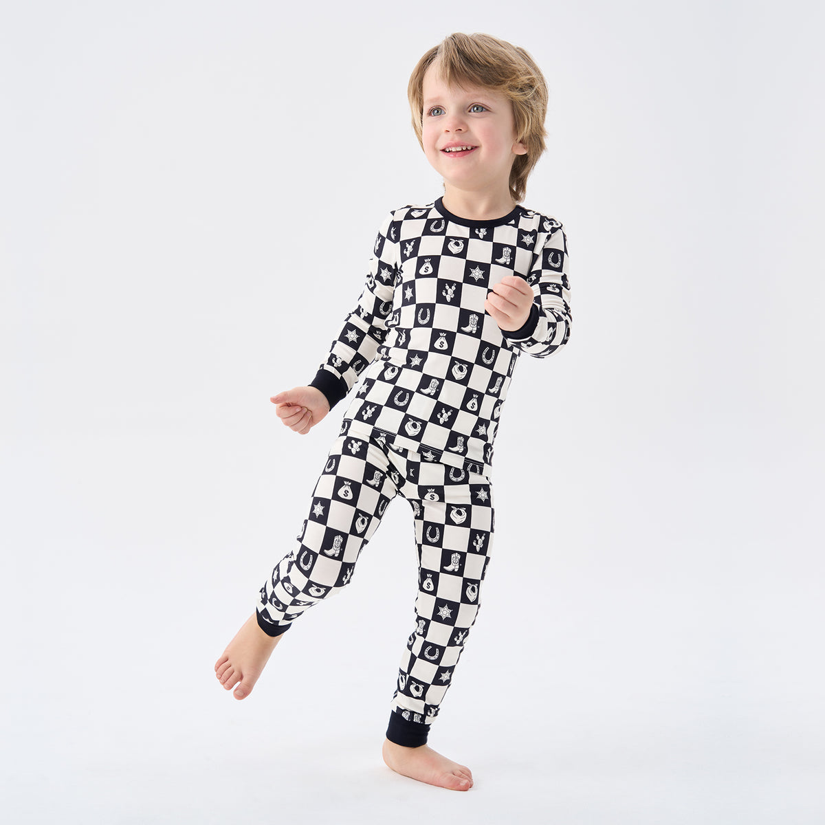 Viscose From Bamboo Pajamas for Boys Long Sleeve