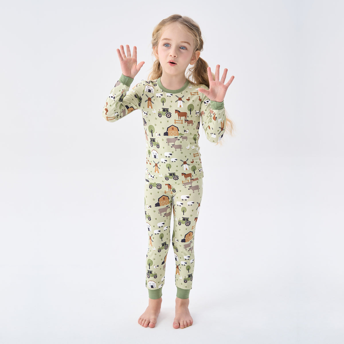 Viscose From Bamboo Pajamas for Boys Long Sleeve