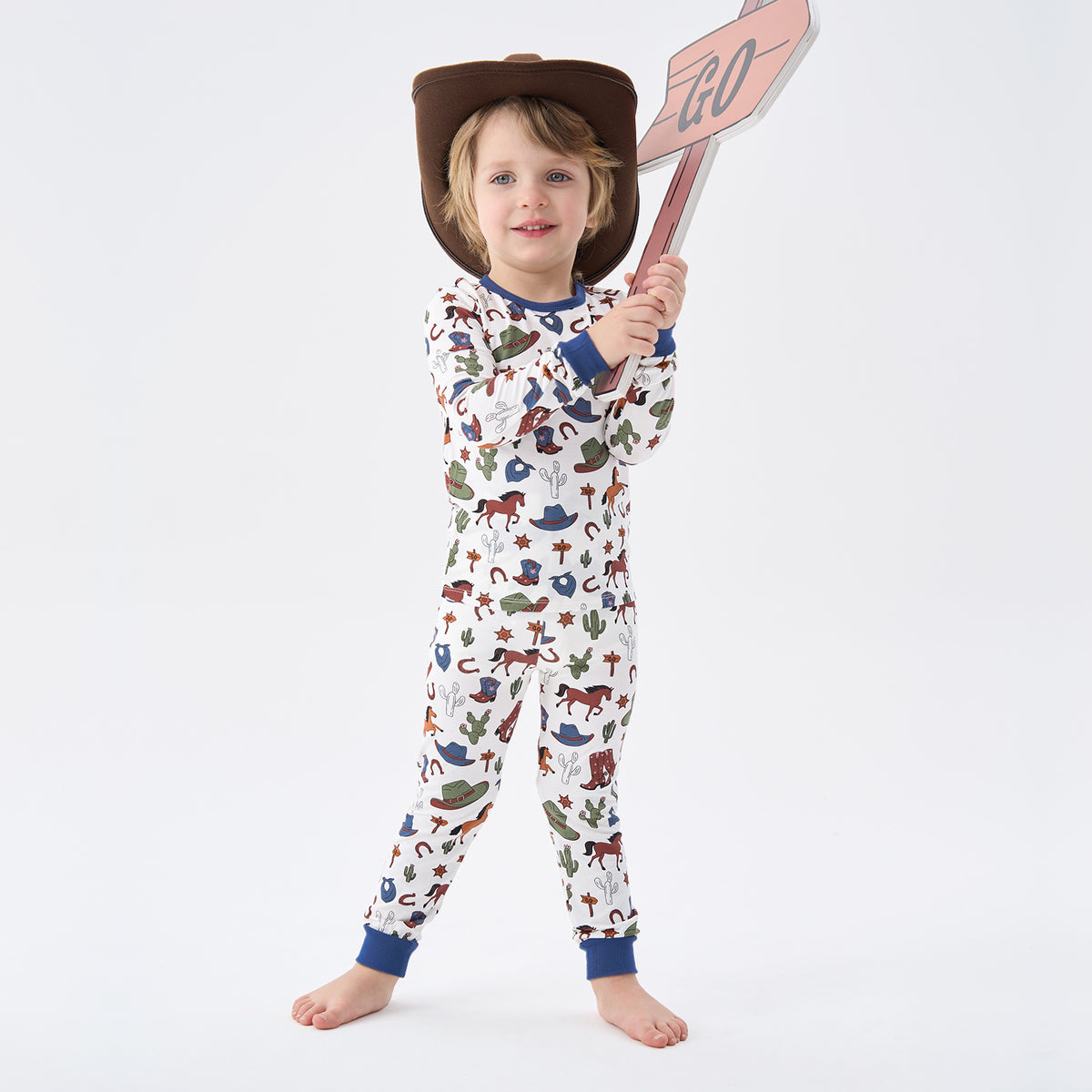 Viscose From Bamboo Pajamas for Boys Long Sleeve