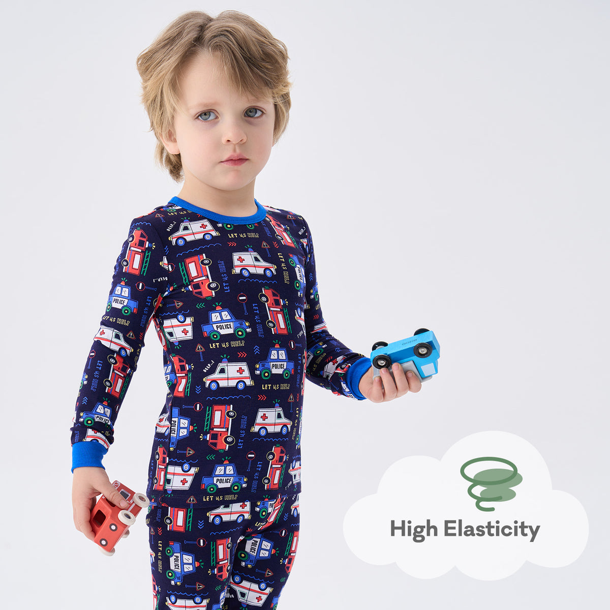 Viscose From Bamboo Pajamas for Boys Long Sleeve