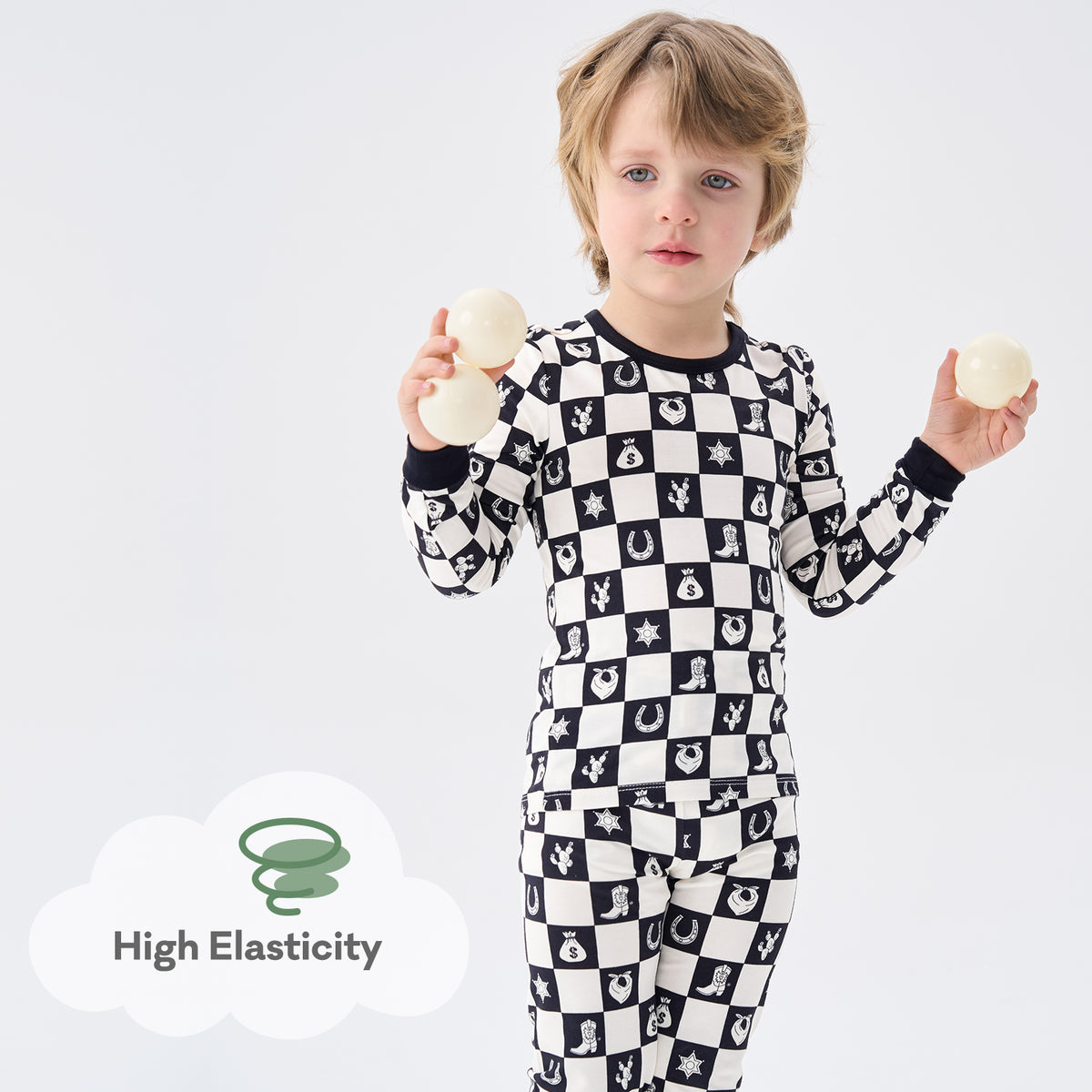 Viscose From Bamboo Pajamas for Boys Long Sleeve