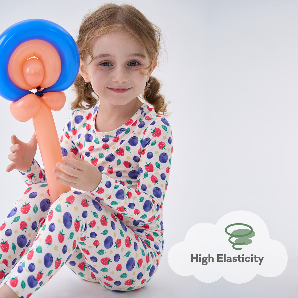 Viscose From Bamboo Pajamas for Girls Long Sleeve