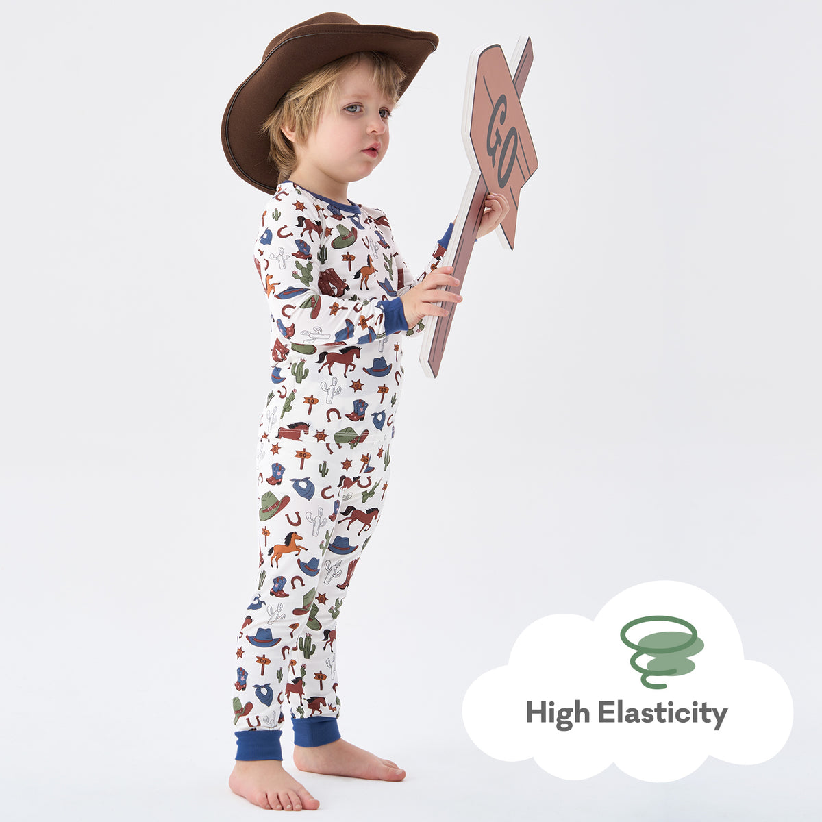 Viscose From Bamboo Pajamas for Boys Long Sleeve