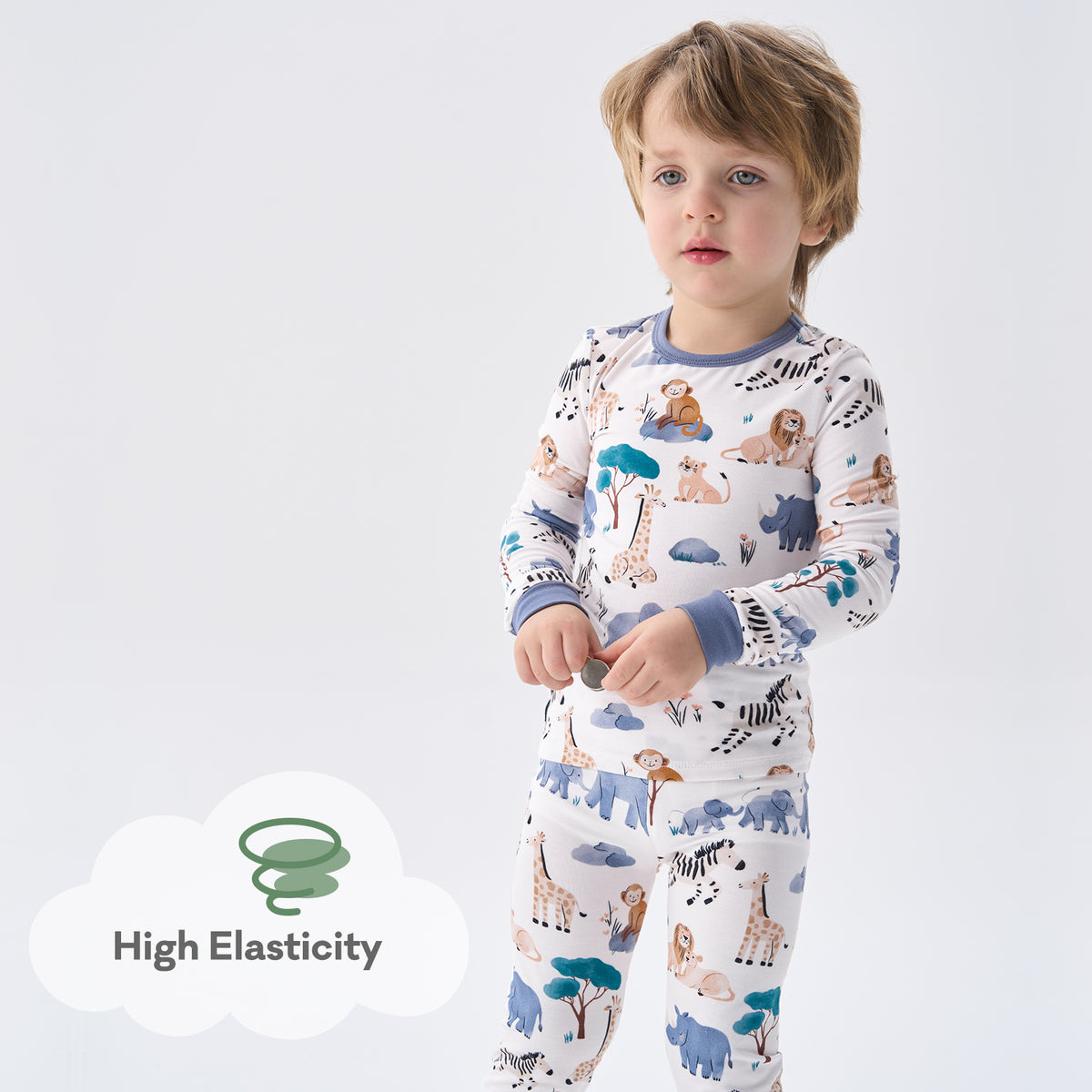 Viscose From Bamboo Pajamas for Boys Long Sleeve