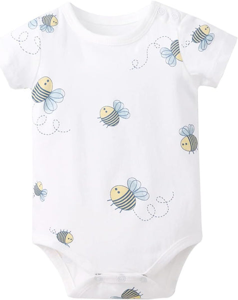 pureborn Baby Boys Girls Bodysuit Super Soft Cotton Romper 0-24 Months