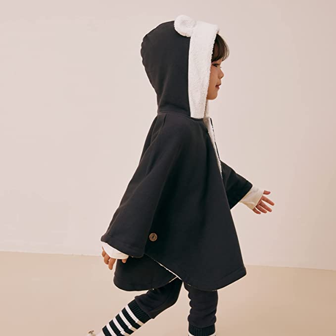 Broryan Baby Poncho Hooded Cape Cloak Winter Fall Warm Outwear Poncho