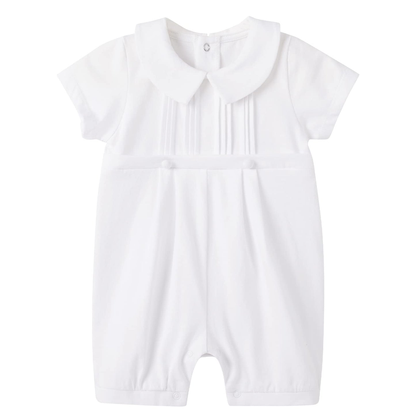 White Cross Baptism Outfit Long Sleeve