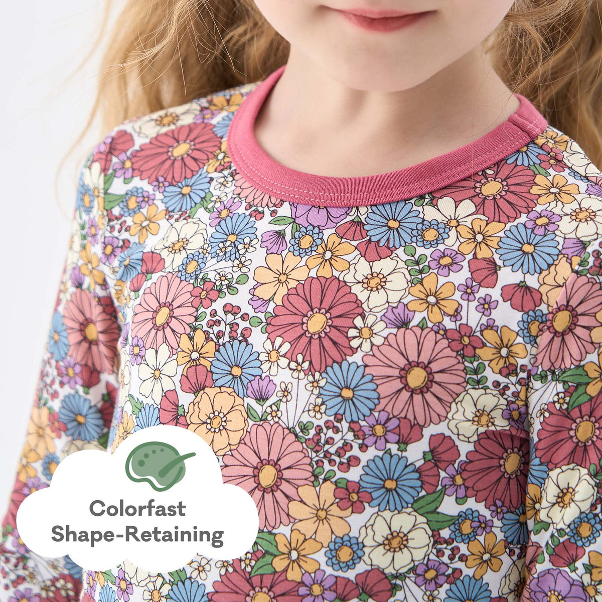 Viscose From Bamboo Pajamas for Girls Long Sleeve