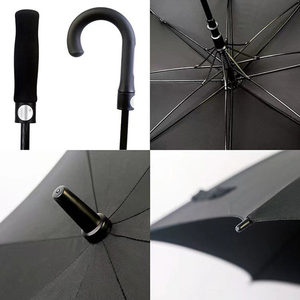 Umbrellas Automatic Open Windproof Long Handle Umbrella for Rain