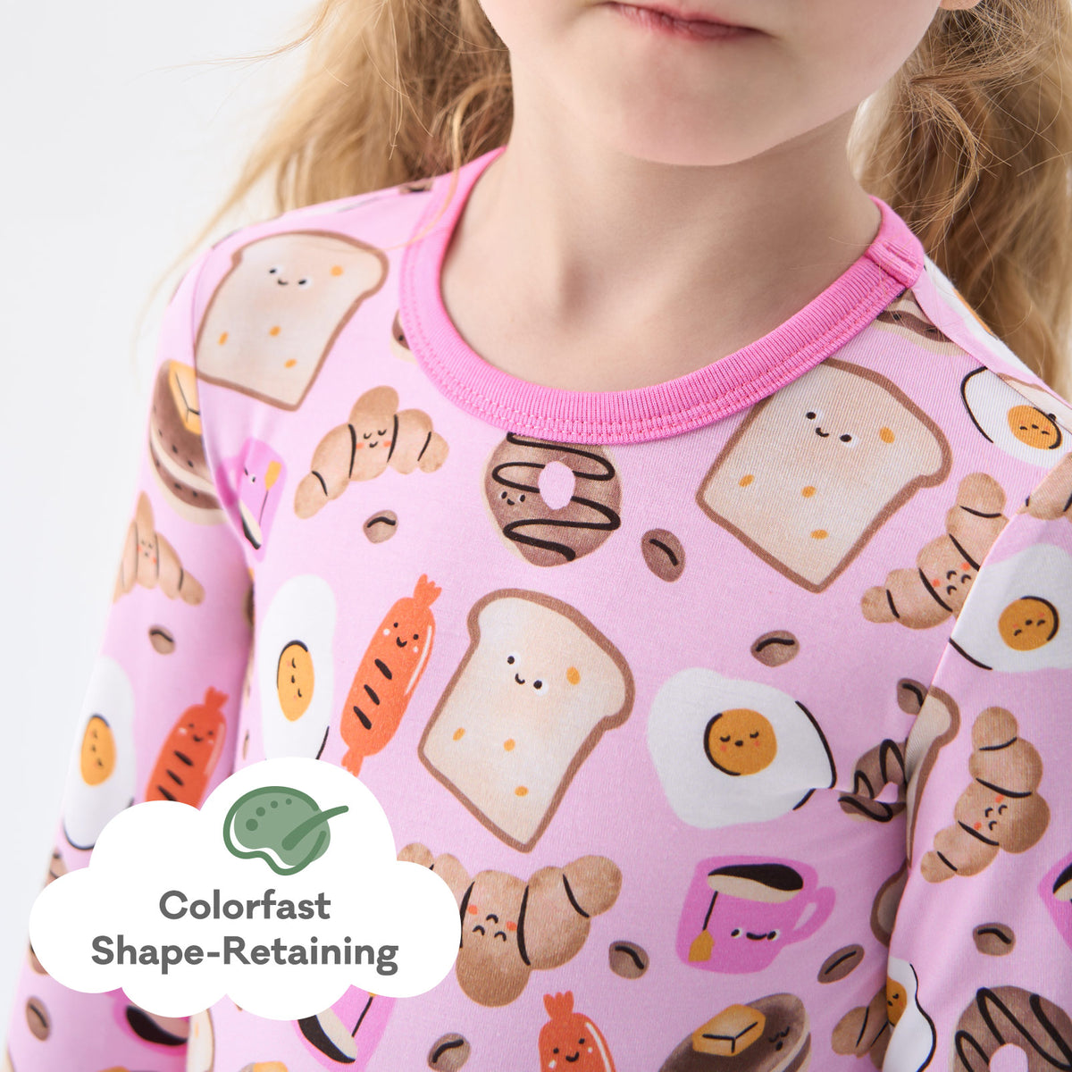 Viscose From Bamboo Pajamas for Girls Long Sleeve