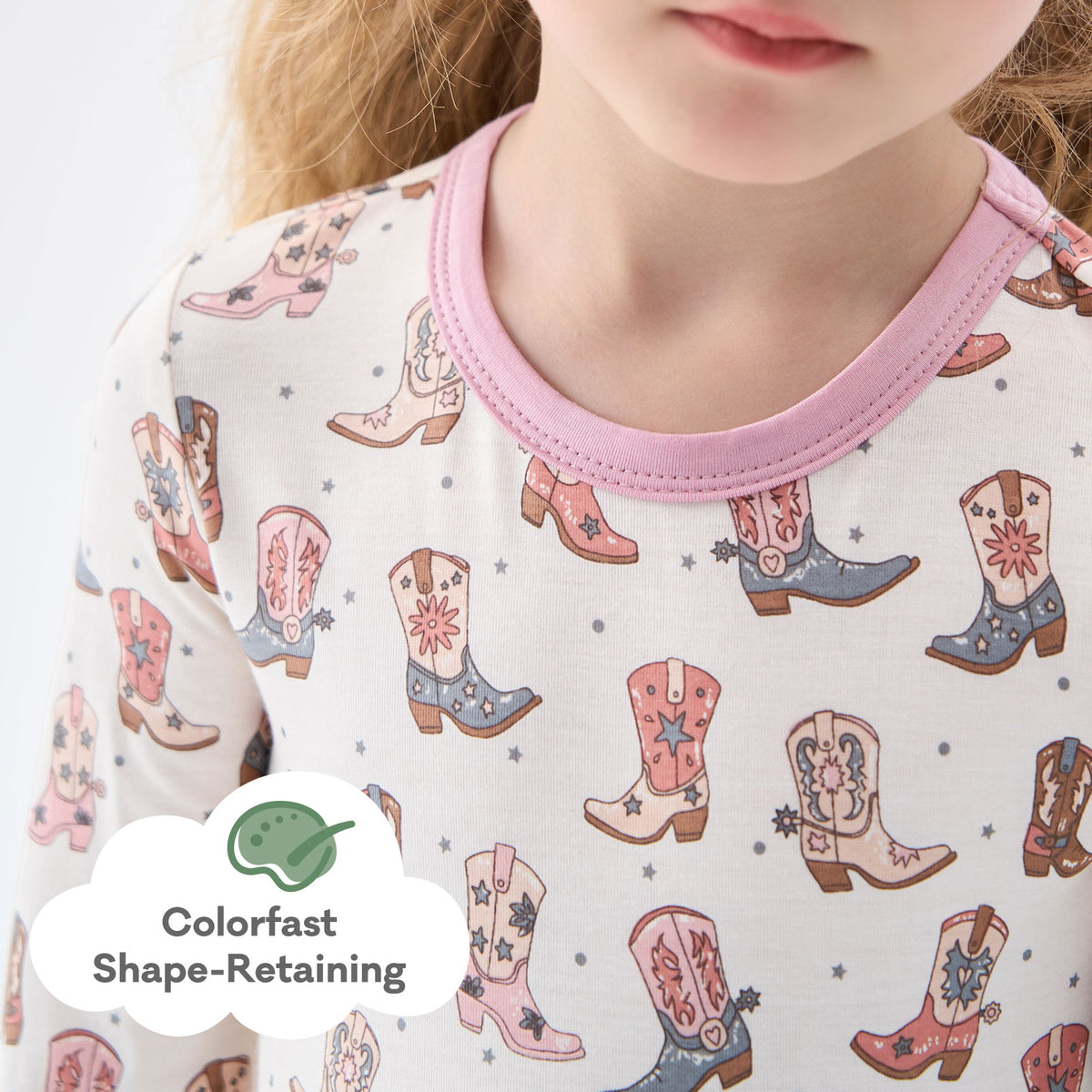 Viscose From Bamboo Pajamas for Girls Long Sleeve