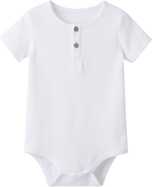 pureborn Baby Boys Girls Bodysuit Super Soft Cotton Romper 0-24 Months