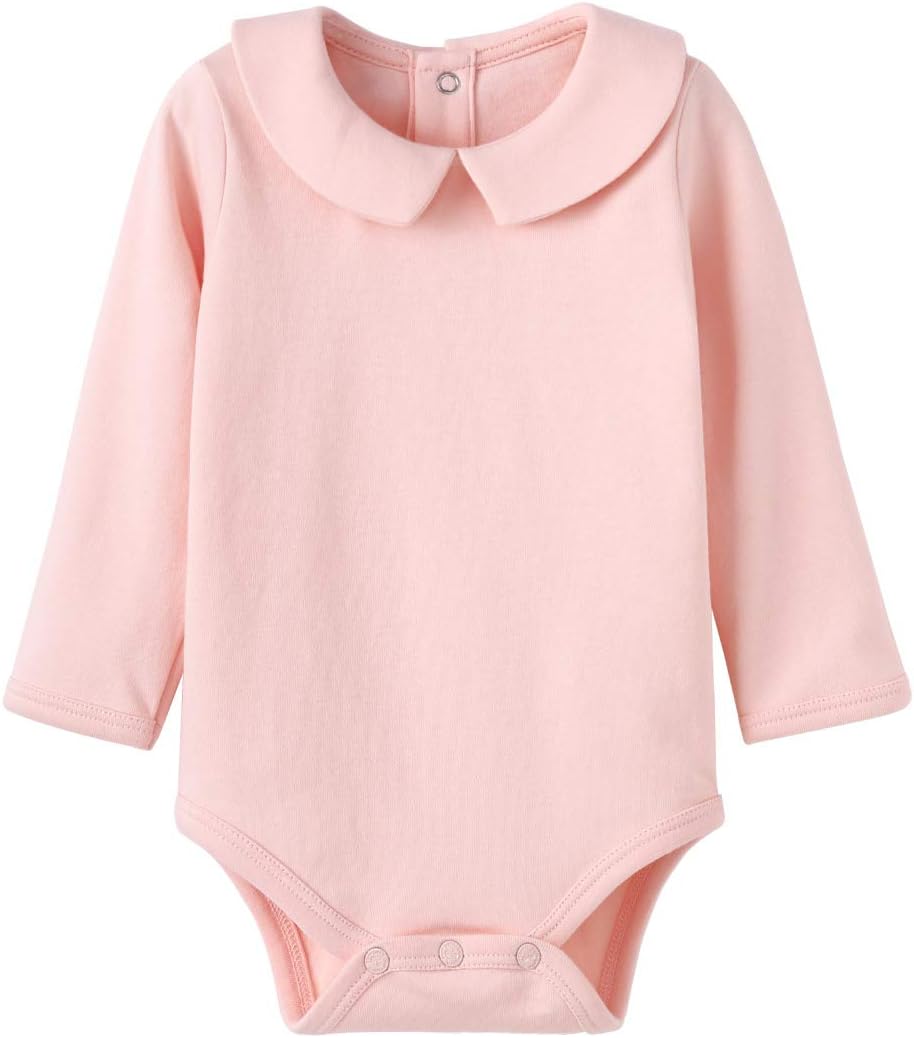 pureborn Baby Girls Boys Bodysuit Super Soft Cotton Romper 0-24 Months