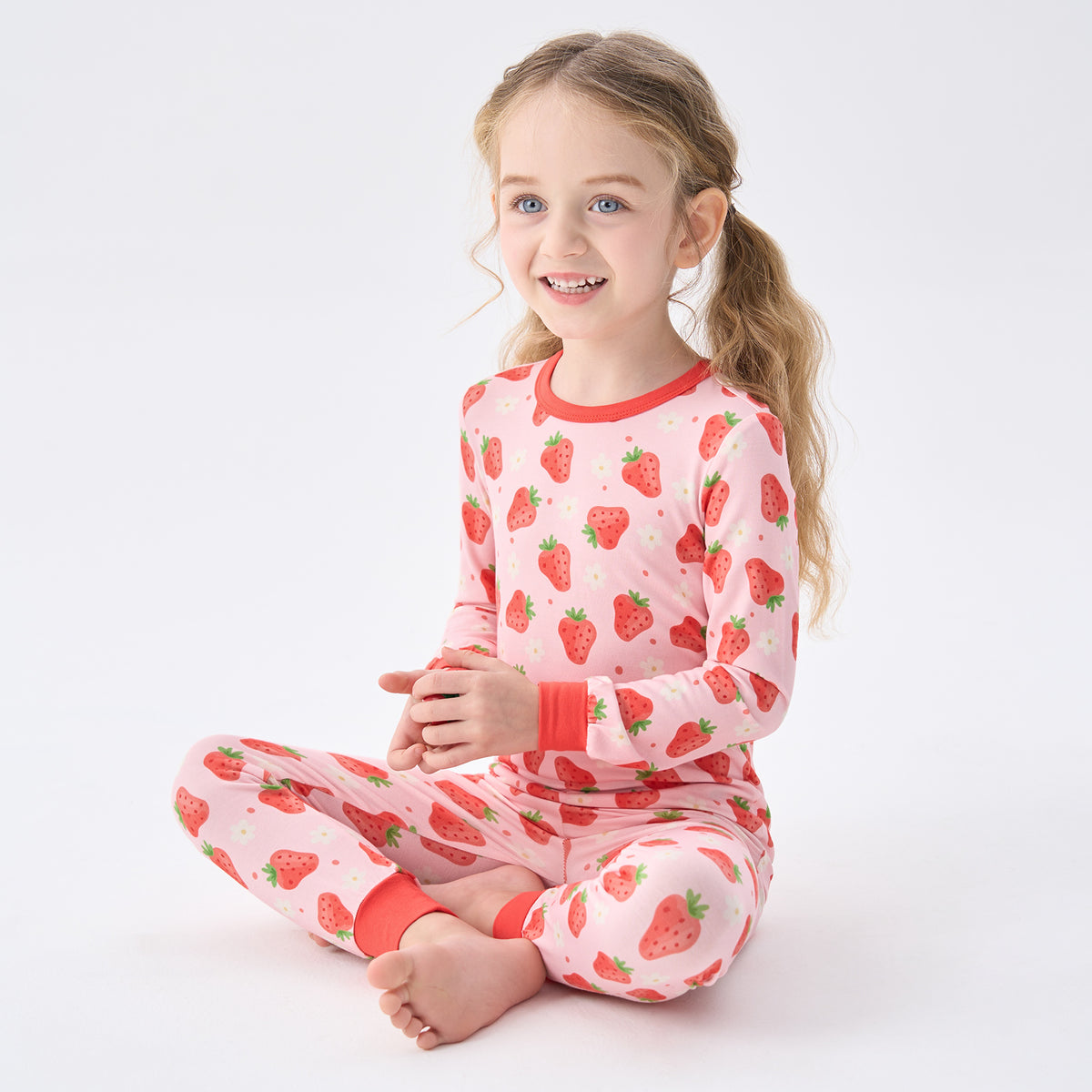 Viscose From Bamboo Pajamas for Girls Long Sleeve