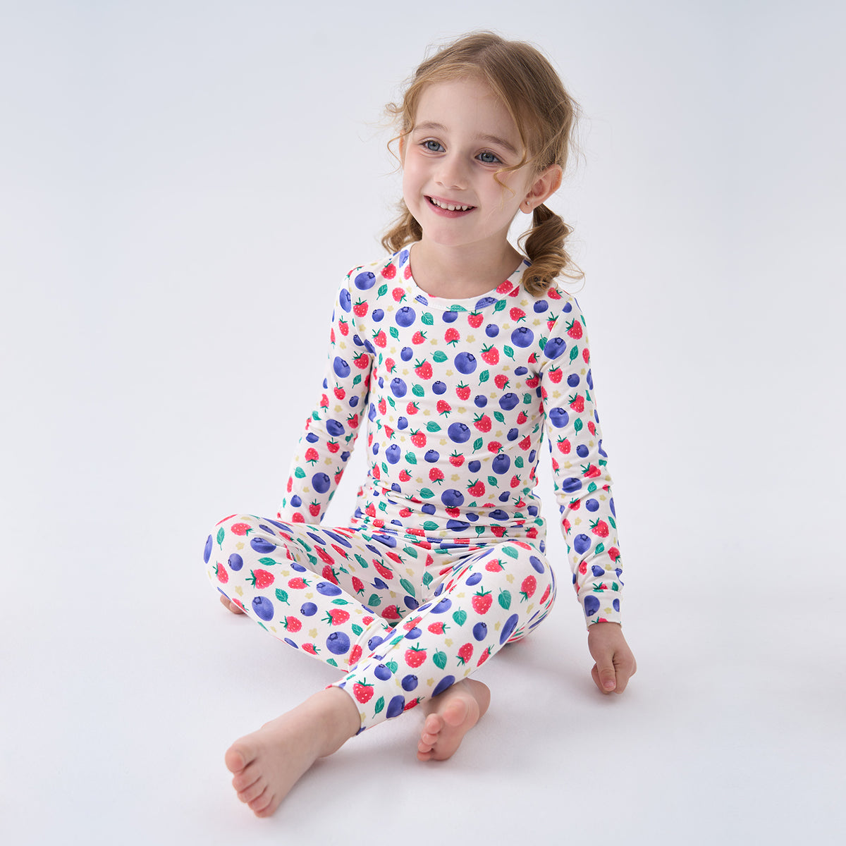 Viscose From Bamboo Pajamas for Girls Long Sleeve