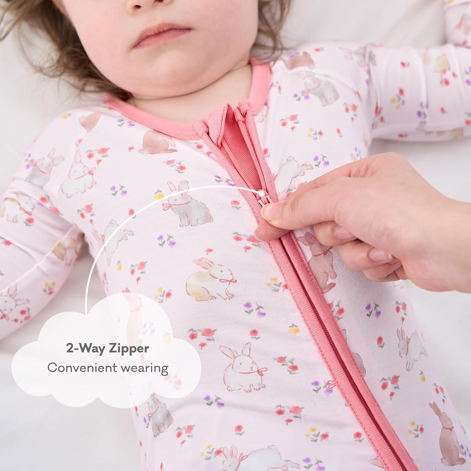 pureborn Baby Boys Sleeper Viscose from Bamboo Pajamas 2-Way Zipper Snug Fit Sleepwear Blue Cowboy Boots 0-3 Months