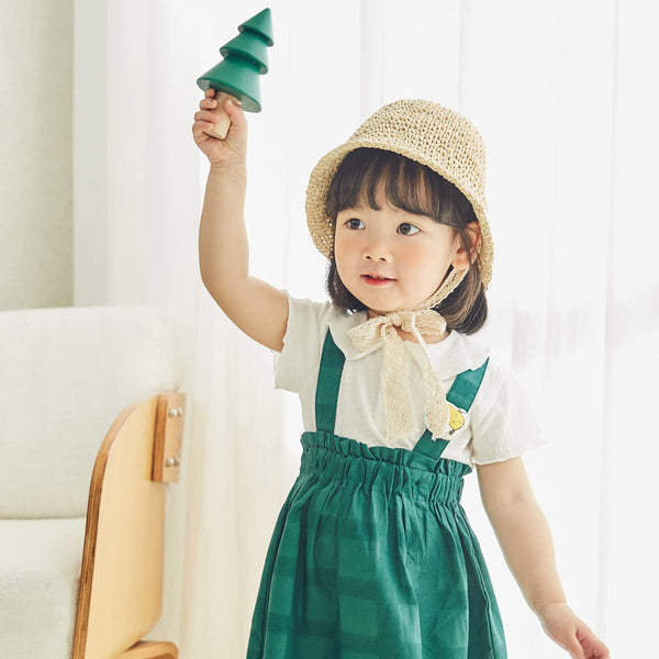 pureborn Baby Toddler Girls Straw Sun Hat Summer Beach Hat
