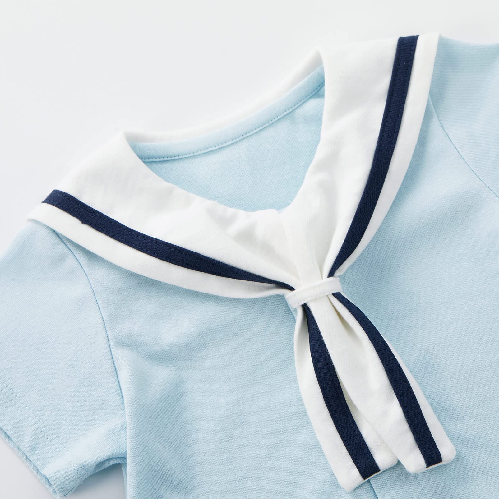 pureborn Baby Boys Girls Nautical Romper One-Piece Beach Outfit Summer Clothes 0-24 Months