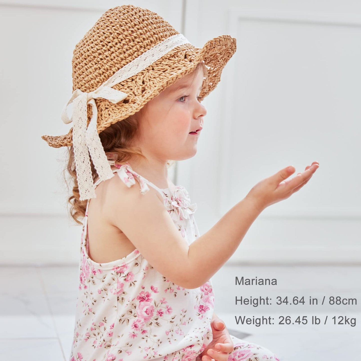 Baby Toddler Girls Straw Hat