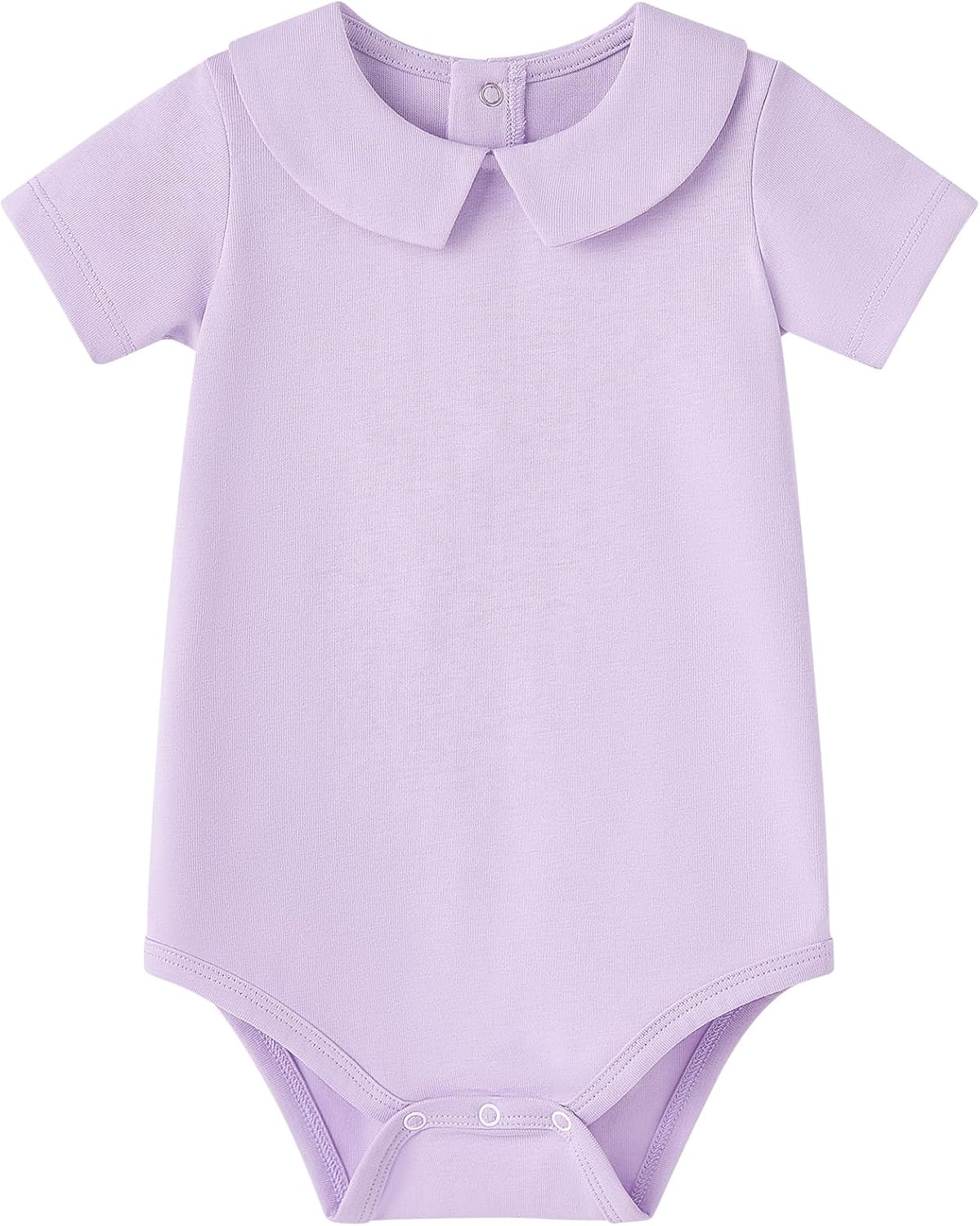 pureborn Baby Girls Boys Bodysuit Super Soft Cotton Romper 0-24 Months
