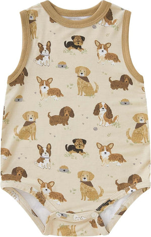 Khaki Puppies Short Sleeve