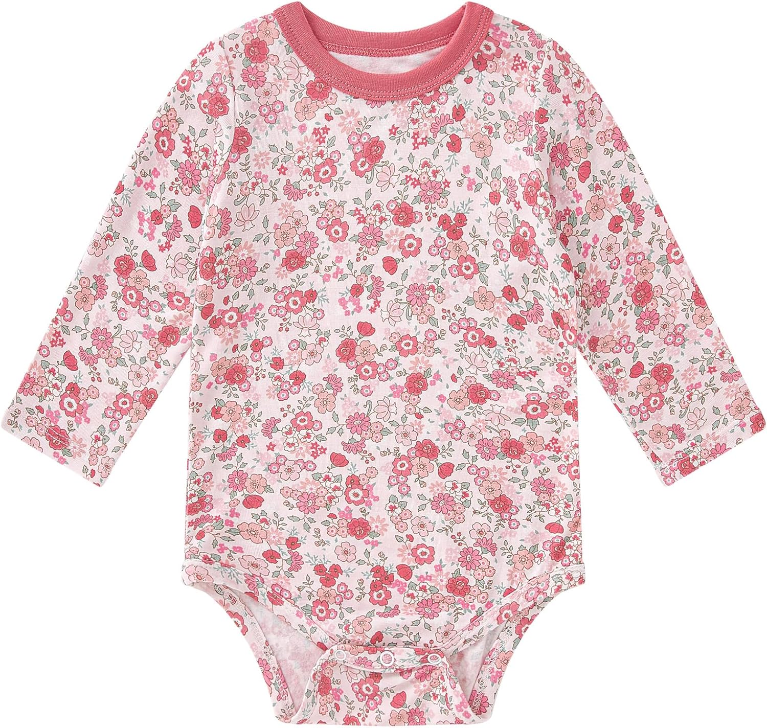 pureborn Baby Girls Boys Bodysuit Super Soft Cotton Romper 0-24 Months