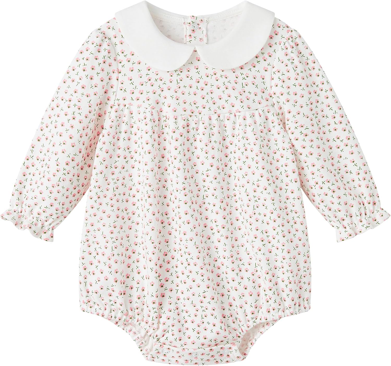 pureborn Baby Girls Boys Bodysuit Super Soft Cotton Romper 0-24 Months