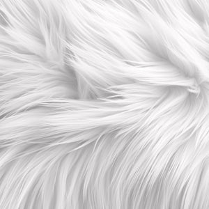 pureborn Faux Fur Fabric by The Yard - Artificial Craft Fur - 18" X 18" Inch Wide