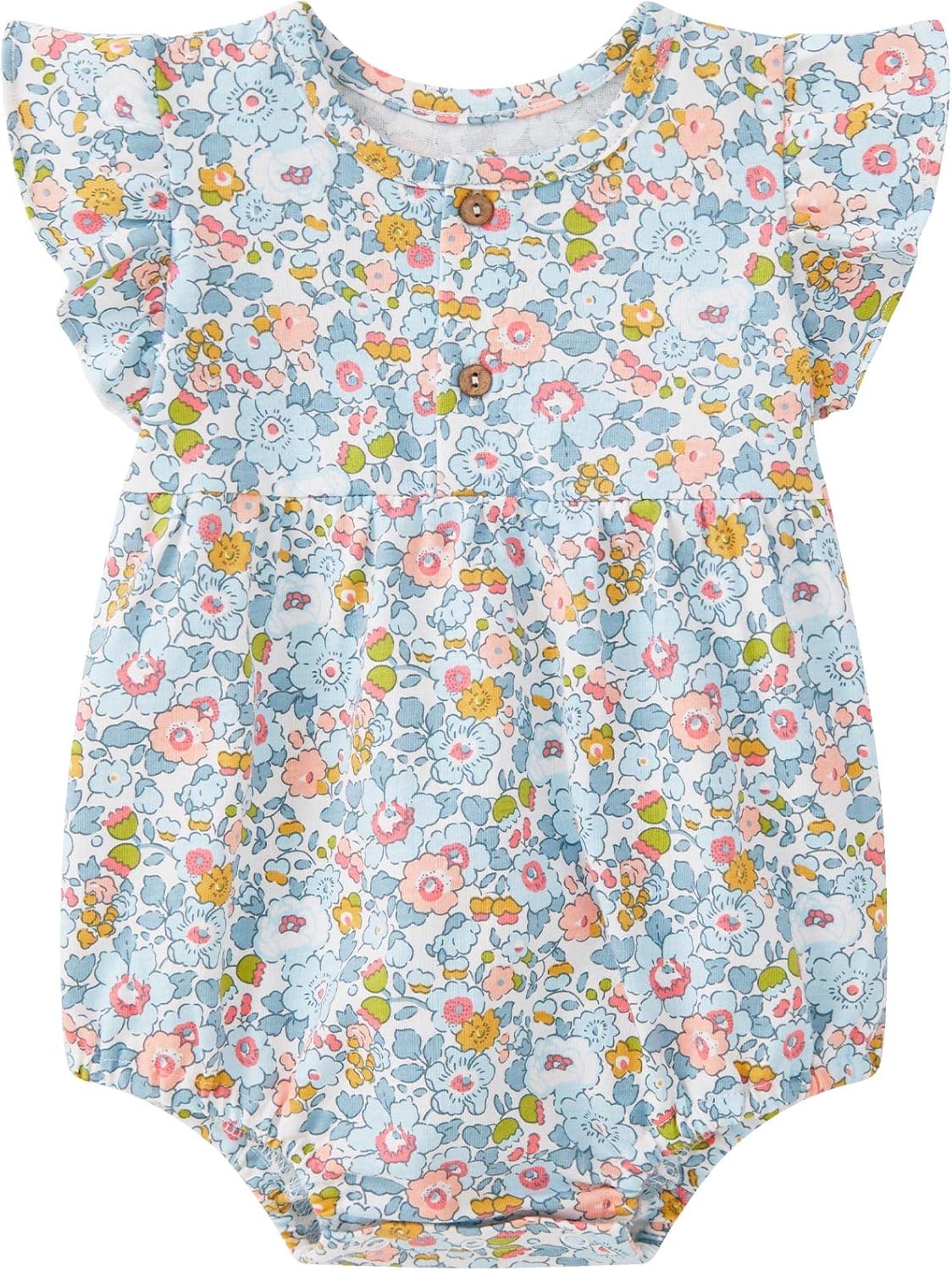 pureborn Baby Girls Boys Bodysuit Super Soft Cotton Romper 0-24 Months