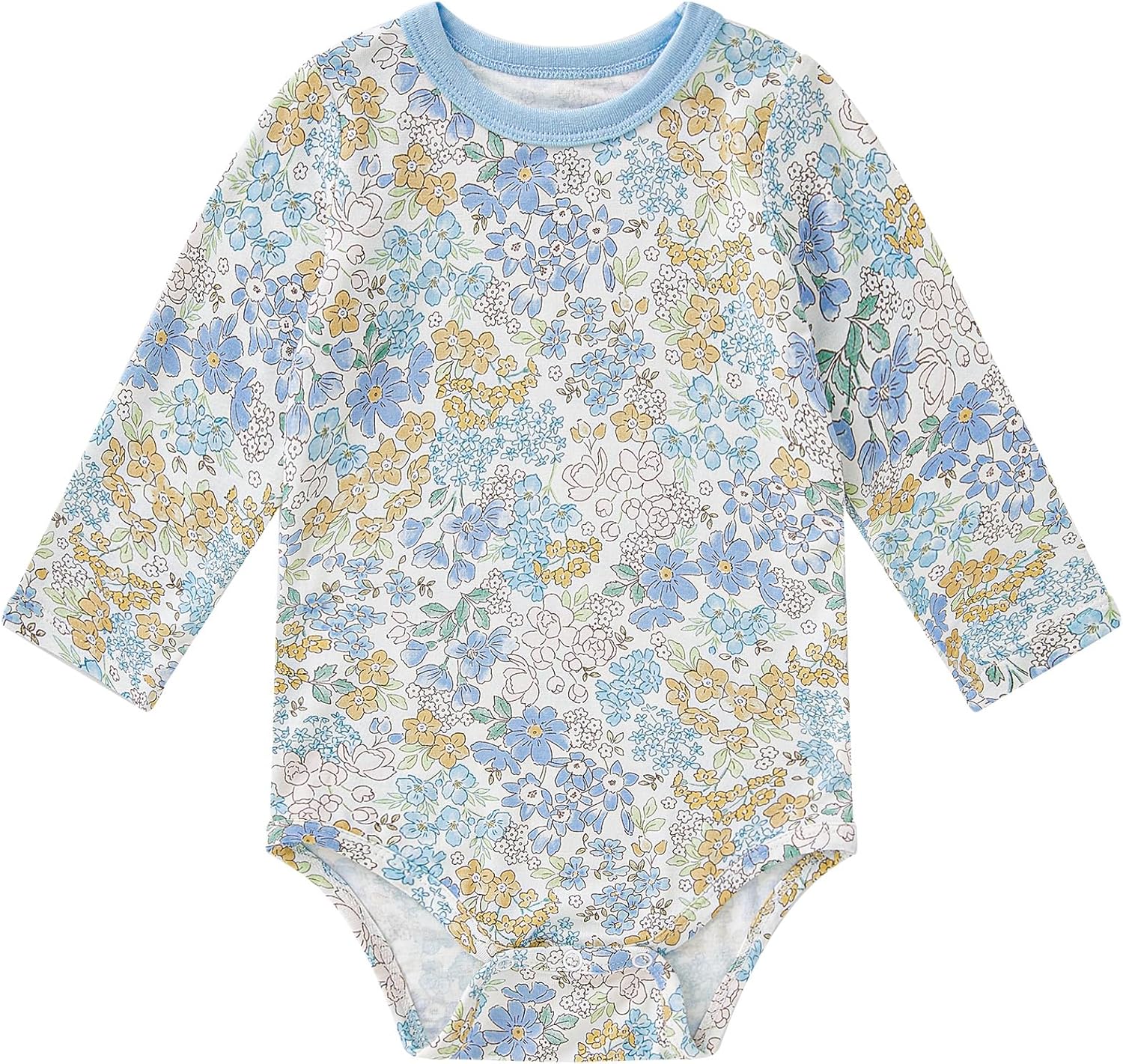 pureborn Baby Girls Boys Bodysuit Super Soft Cotton Romper 0-24 Months