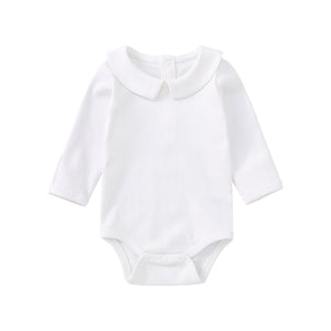 White Collared Long Sleeve