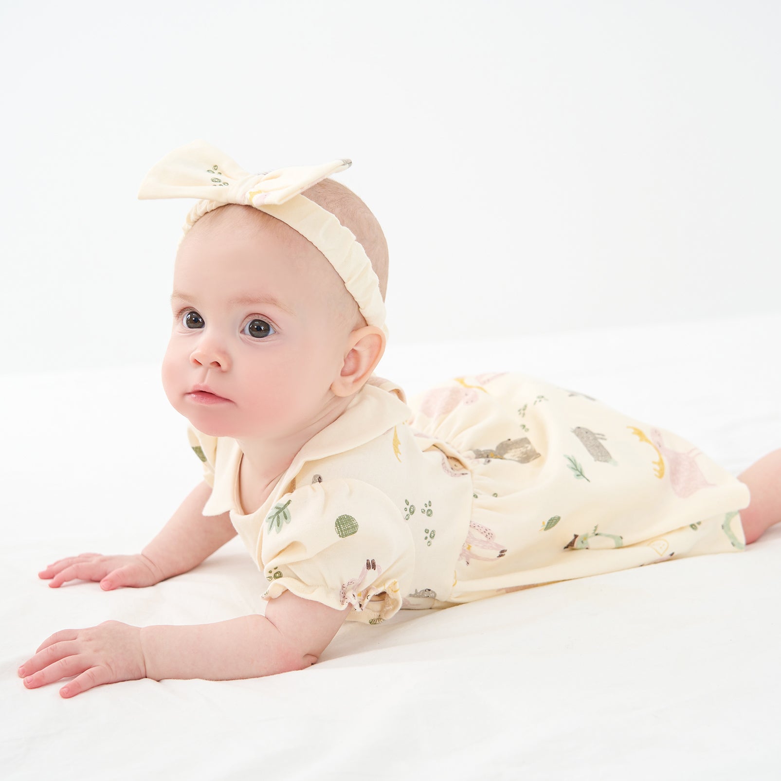 pureborn Baby Girls Dress with Bloomer Infant Girl Cotton Playwear Dress 0-24 Months