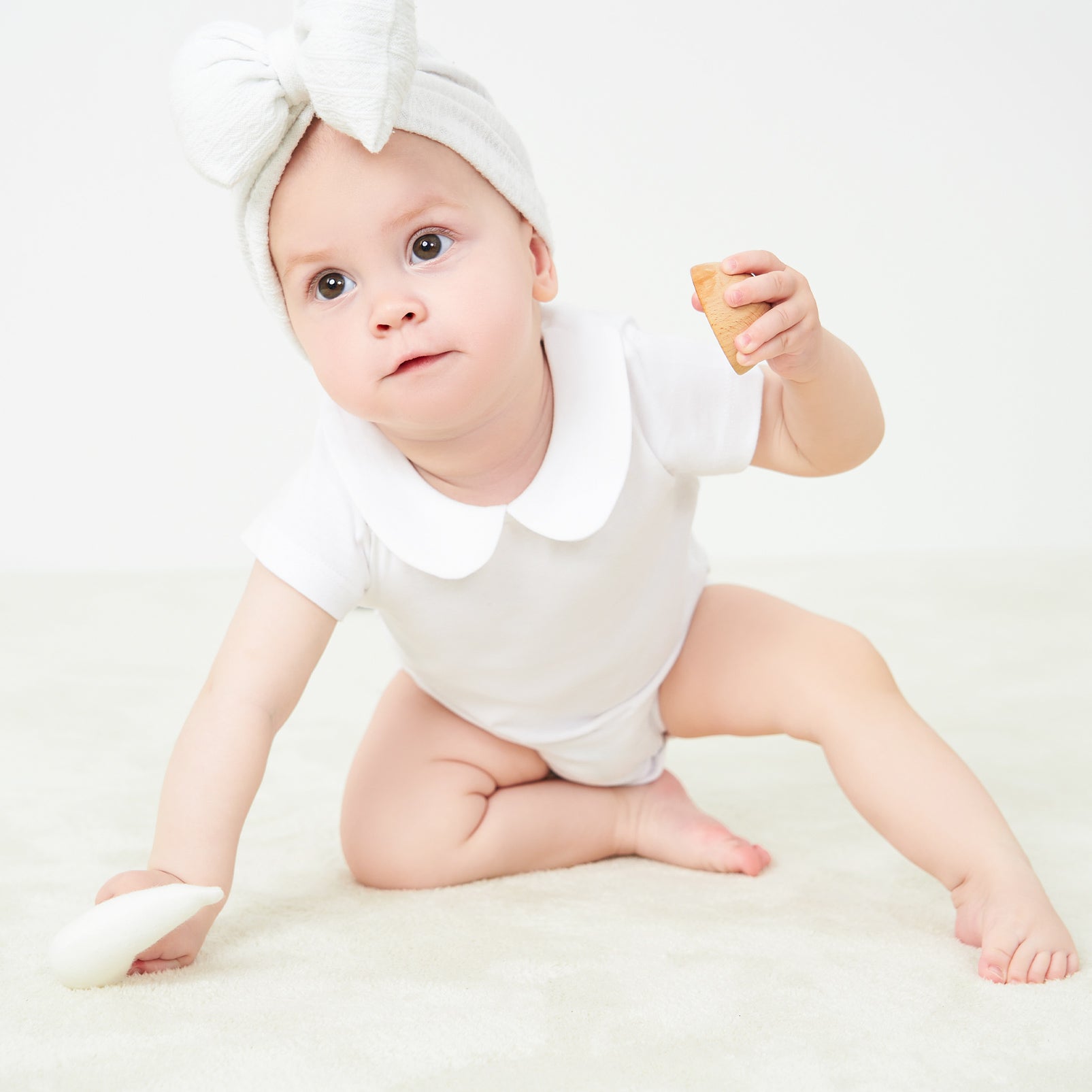 pureborn Baby Girls Boys Bodysuit Super Soft Cotton Romper 0-24 Months