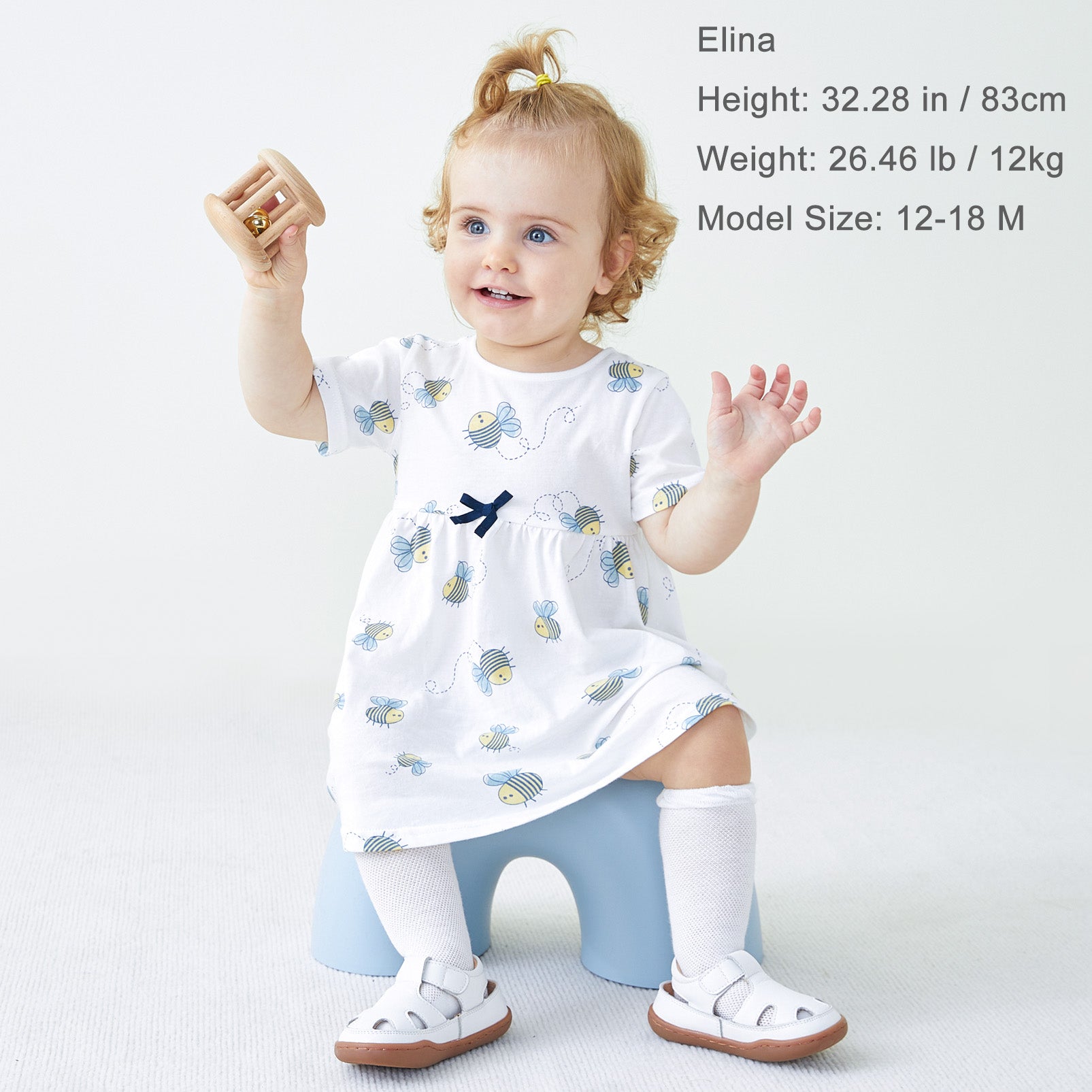 pureborn Baby Girls Dress with Bloomer Infant Girl Cotton Playwear Dress 0-24 Months