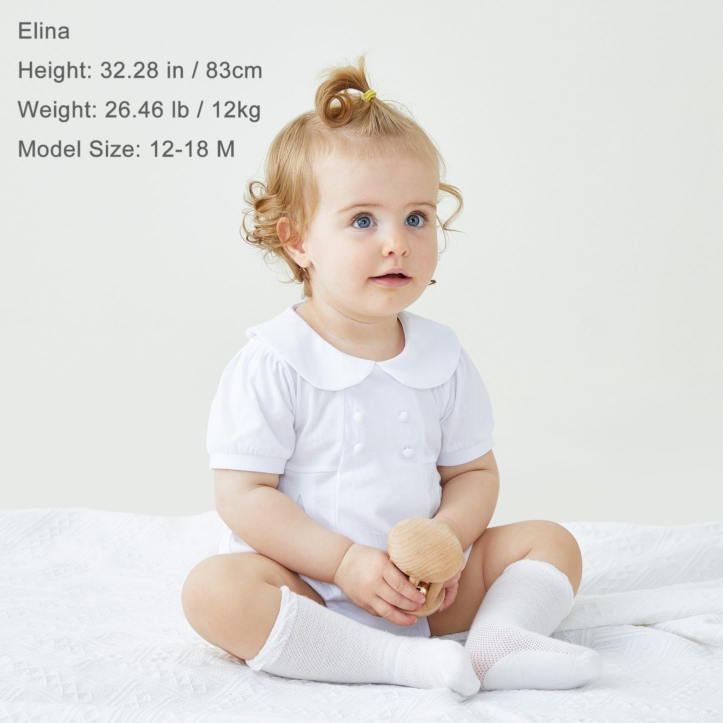 White Cross Baptism Outfit Long Sleeve
