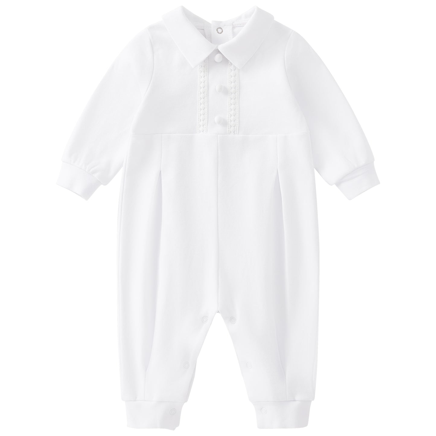 White Cross Baptism Outfit Long Sleeve