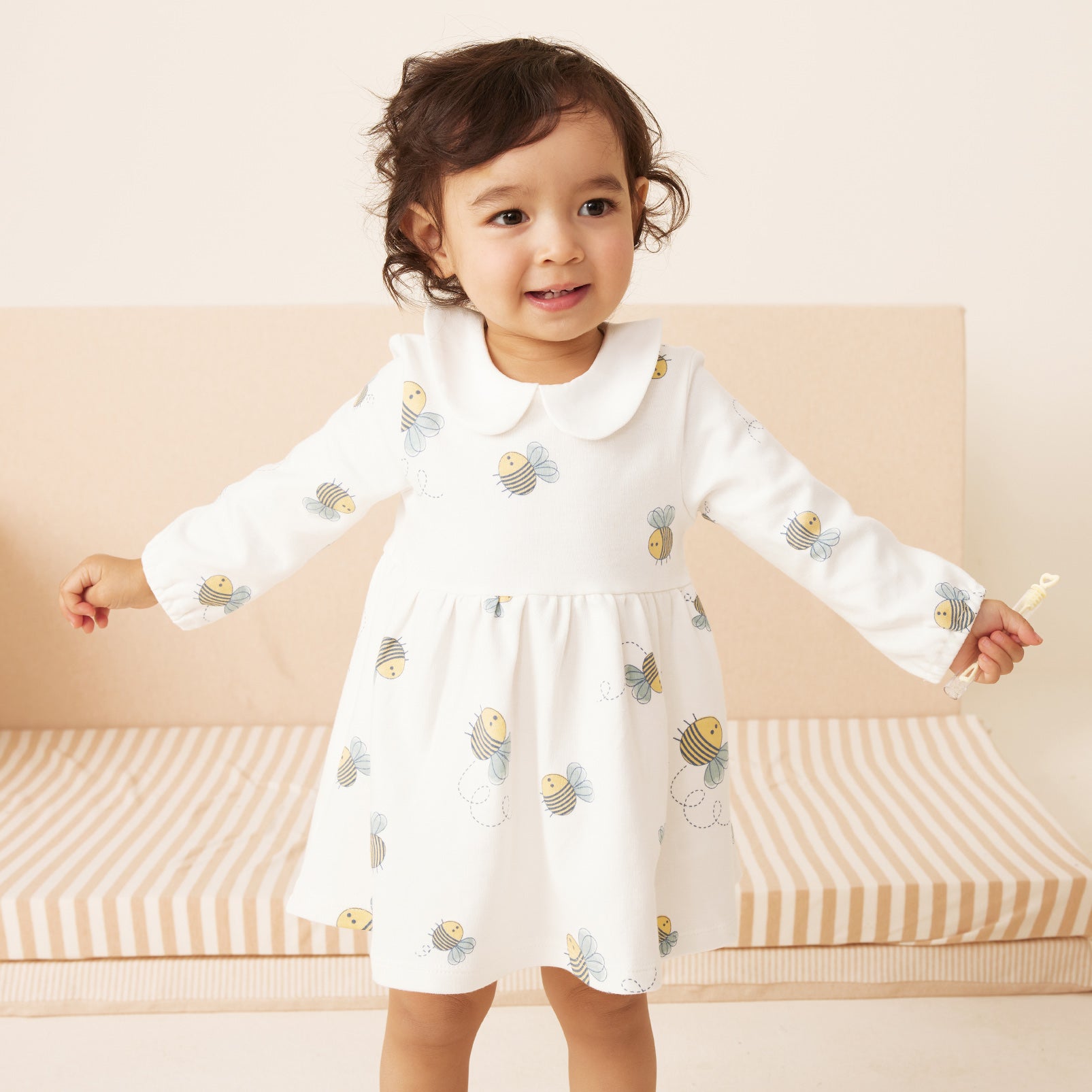 pureborn Baby Girls Dress with Bloomer Infant Girl Cotton Playwear Dress 0-24 Months