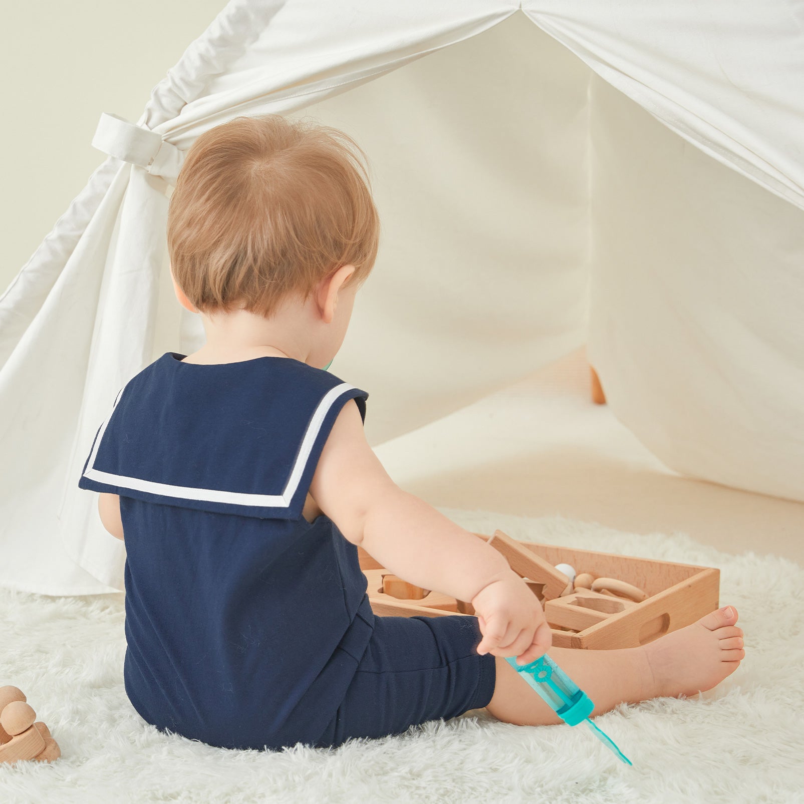 Baby Boys Nautical Romper
