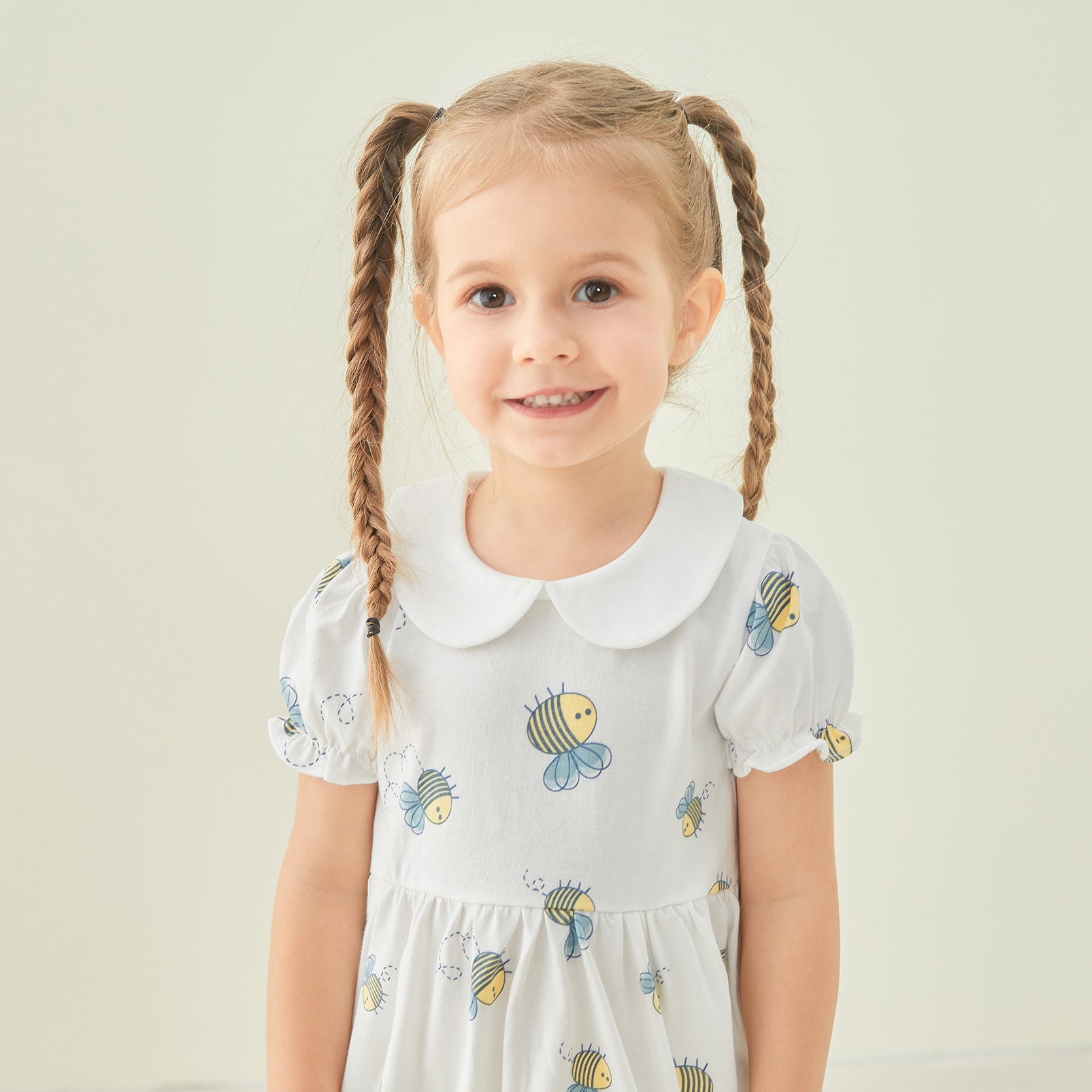 pureborn Baby Girls Dress with Bloomer Infant Girl Cotton Playwear Dress 0-24 Months