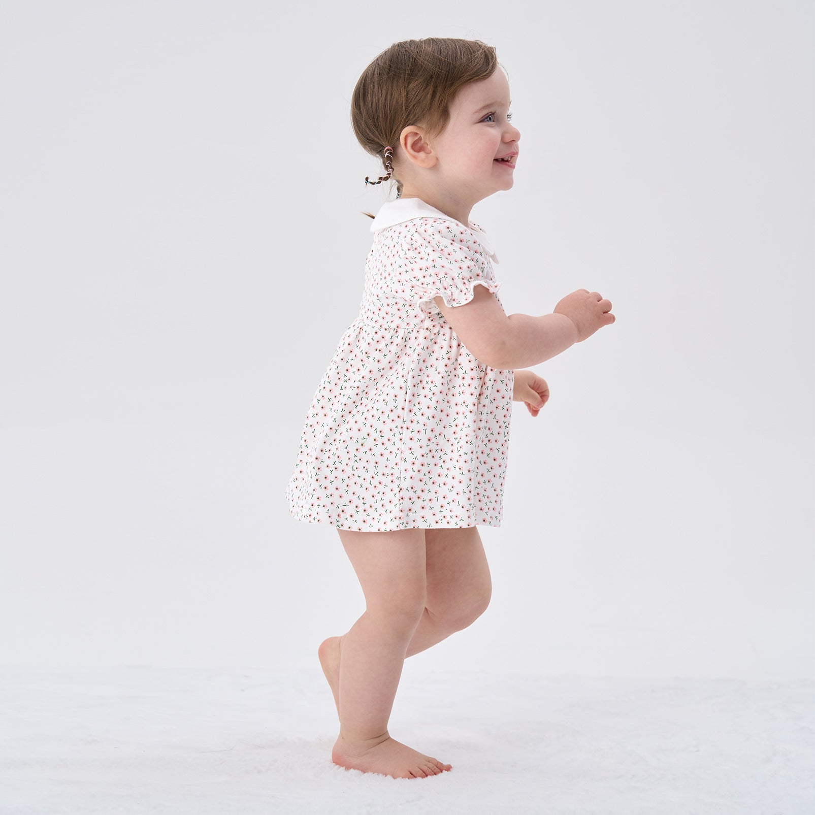 pureborn Baby Girls Dress with Bloomer Infant Girl Cotton Playwear Dress 0-24 Months
