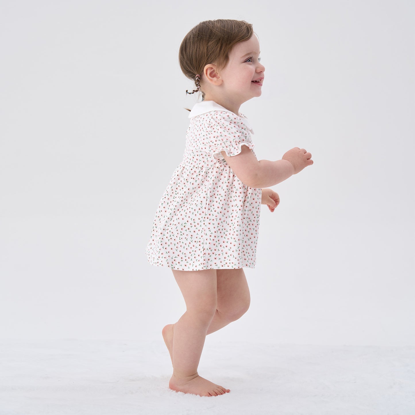 pureborn Baby Girls Dress with Bloomer Infant Girl Cotton Playwear Dress 0-24 Months