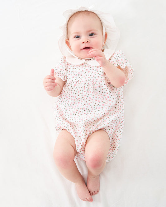 Pink Flower Short Sleeve