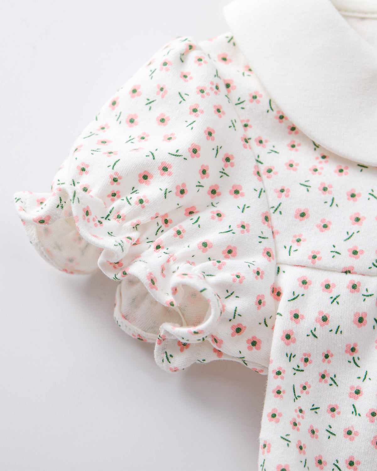 Pink Flower Short Sleeve