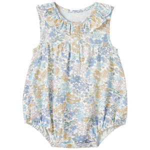 Blue Floral Short Sleeve
