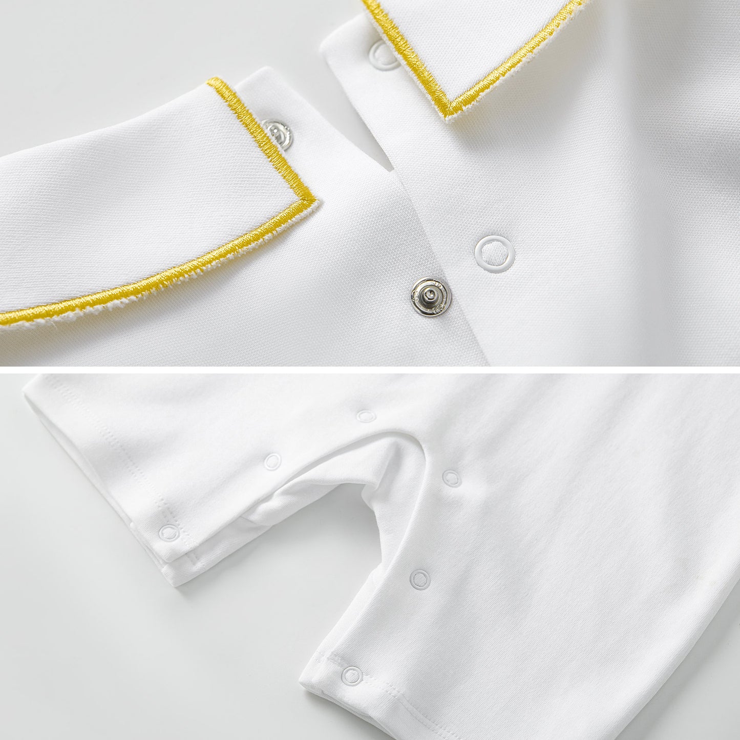 White Cross Baptism Outfit Long Sleeve